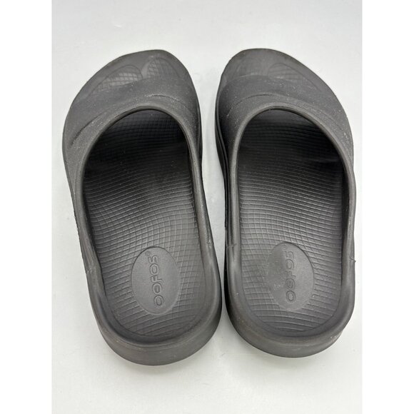 Oofos Ooriginal Slide Sandals Black M6 W8 Recovery Footwear - Picture 4 of 10